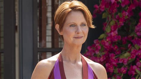 cynthia nixon nude|Cynthia Nixon Boldly Strips Miranda Bare in ‘And Just Like